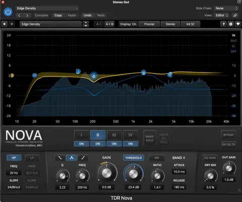 TDR Nova EQ Plugin Interface